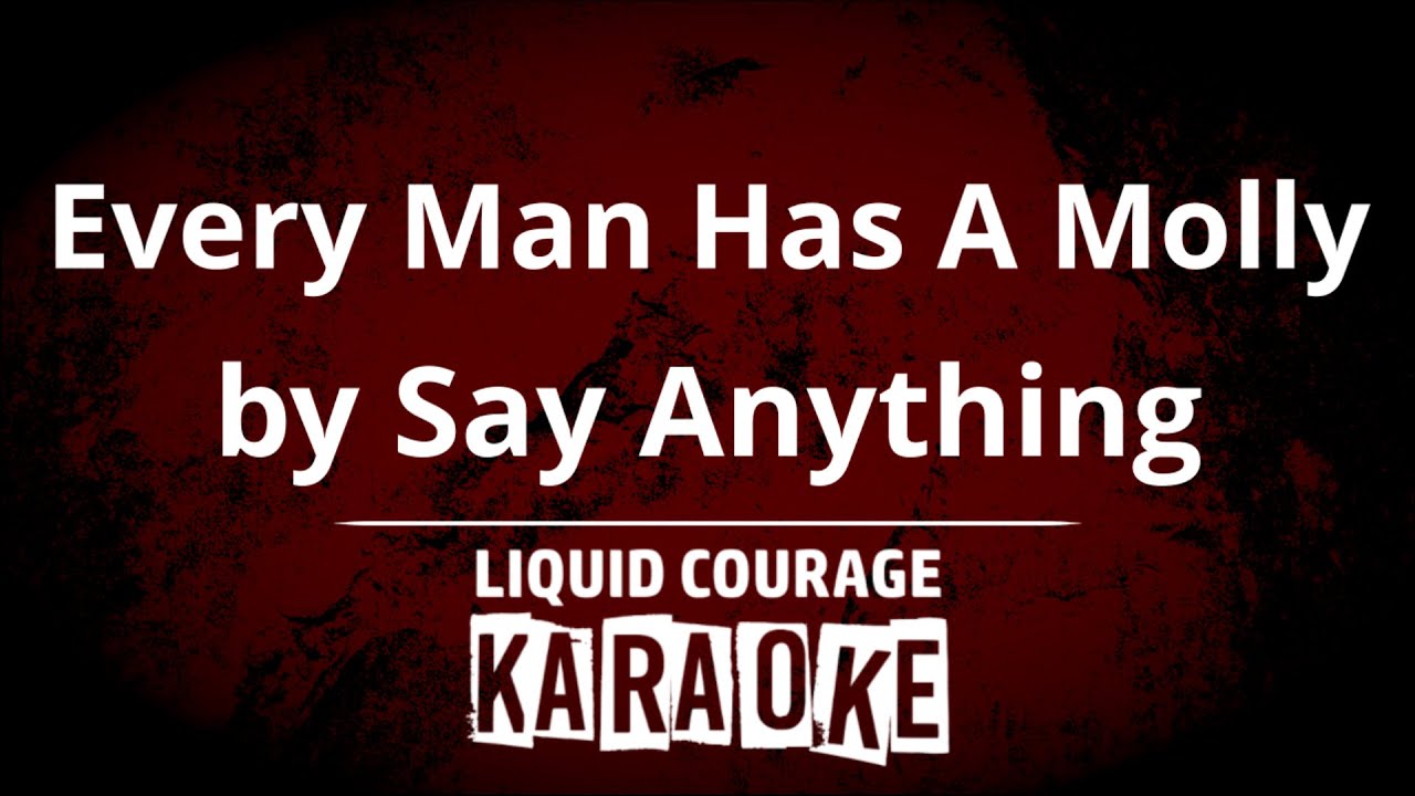 Say Anything - Every Man Has A Molly [KARAOKE]