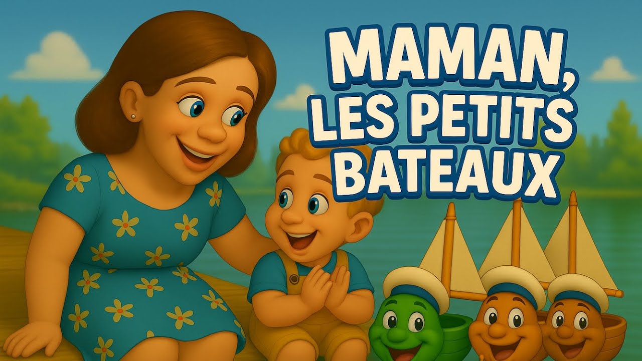 Maman les petits bateaux 🚤 - Comptine pour enfants  | Berceuse française