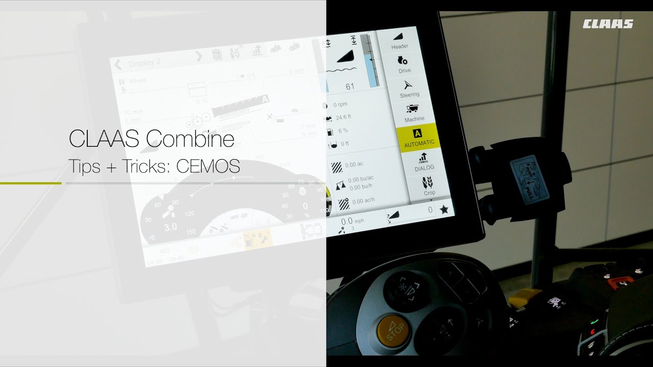 CLAAS Combine Tips + Tricks | CEMOS