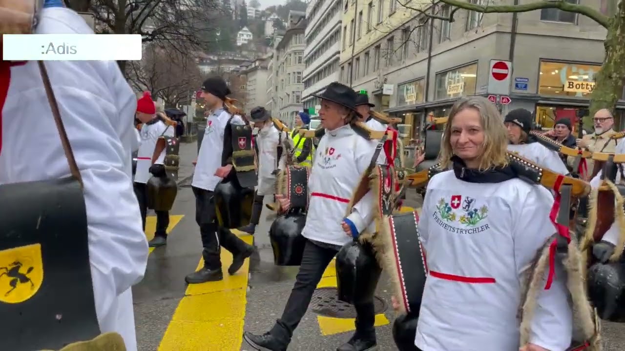 14022026 Demo gegen Impfpflicht in St  Gallen  (trychler)