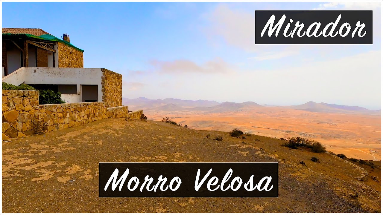 (4K) Mirador Morro Velosa | Vistas al Parque Rural de Betancuria | Fuerteventura, Islas Canarias