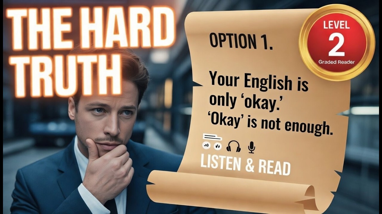 The Hard Truth | Graded Reader Level 2 🔥 | English Listening Practice