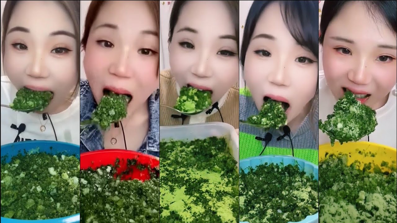ASMR ice eating | YY eating sticky matcha ice | Ice Lover