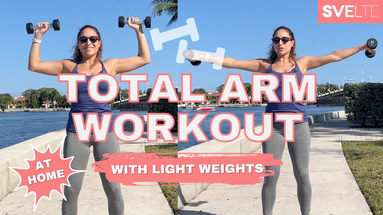 Standing Arm Workout || Light Dumbells