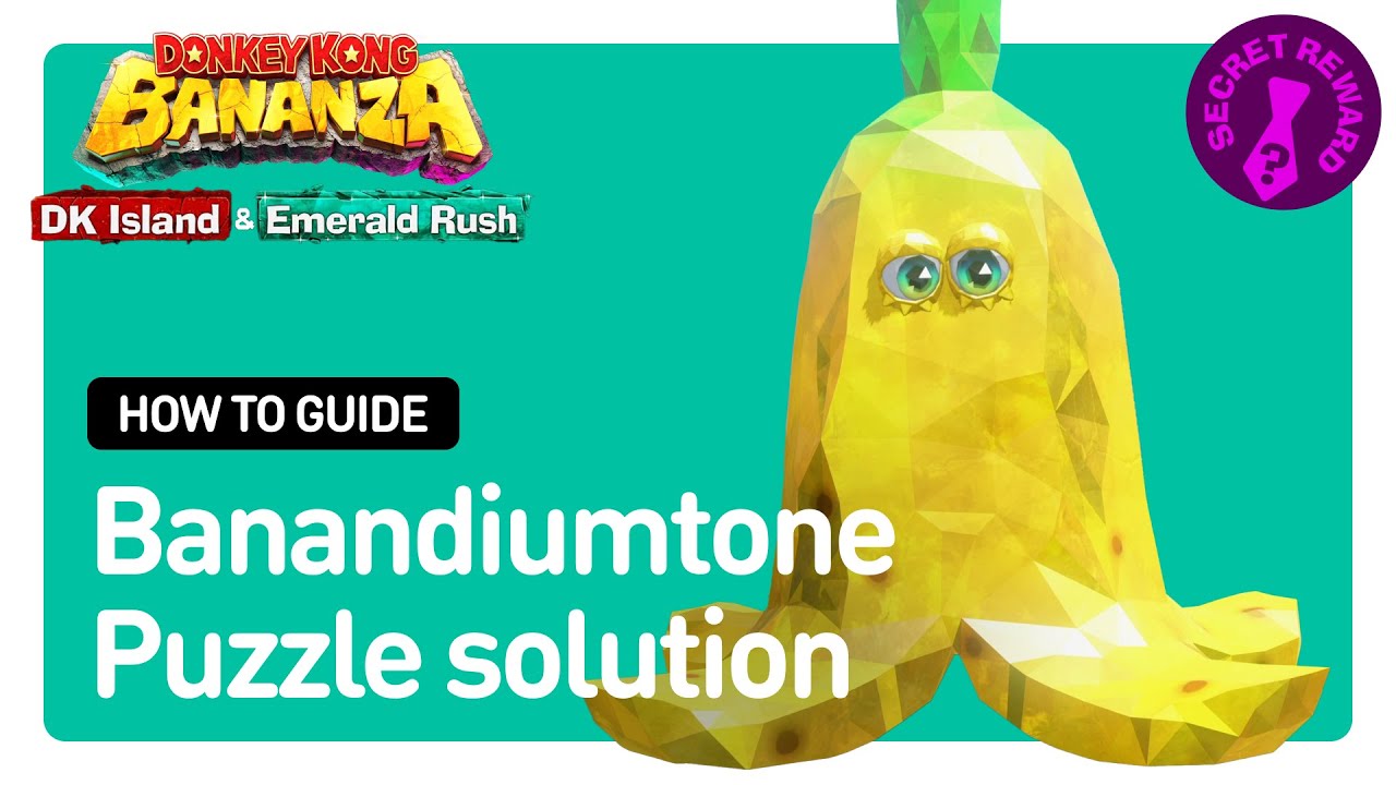 Banandiumtone Puzzle Solution in Donkey Kong Bananza DLC | Step by Step Guide + Secret Tie Reward