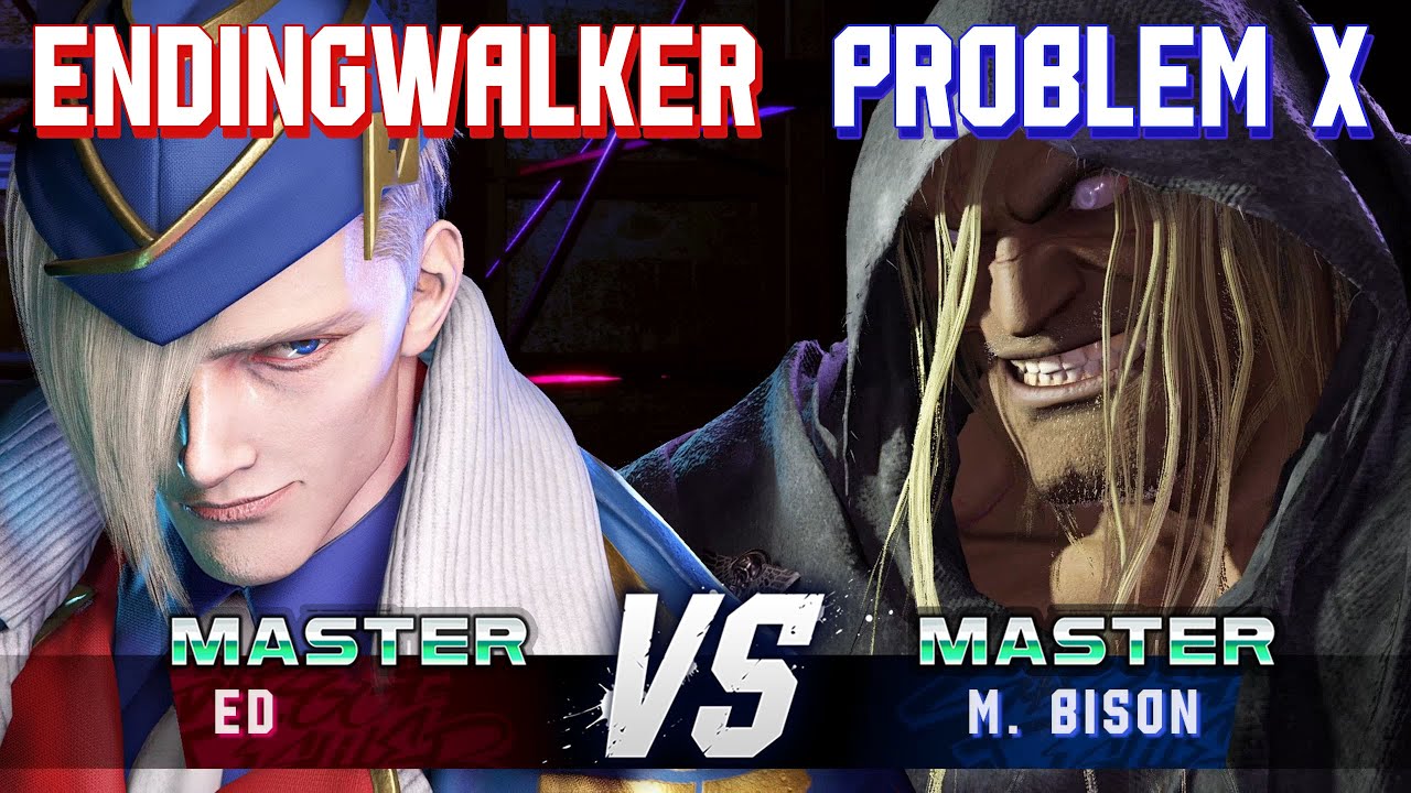 SF6 ▰ ENDINGWALKER (Ed) vs PROBLEM X (M.Bison) ▰ High Level Gameplay