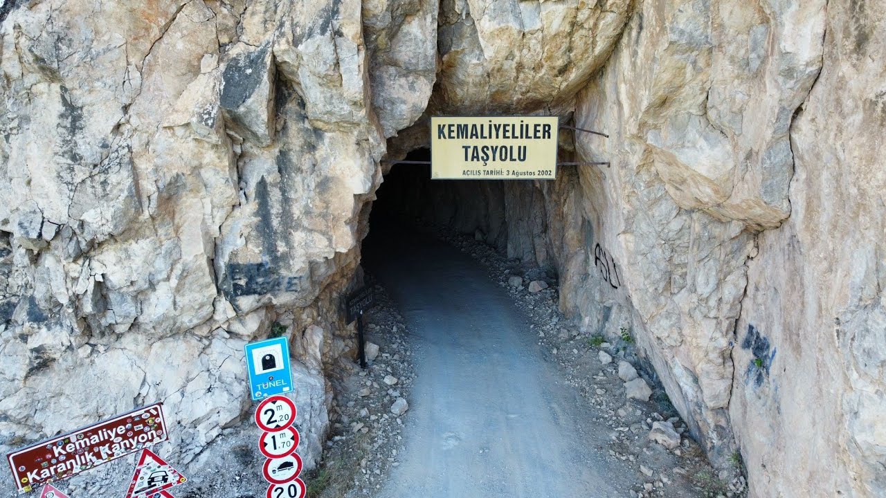 Kemaliye Karanlık Kanyon geçişi 2024 | Tenere 700 offroad