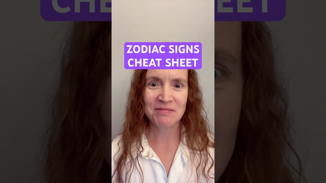 Who doesn&rsquo;t like a good cheat sheet? #astrology #zodiac #guide #cheatsheet #kickstarter #learn