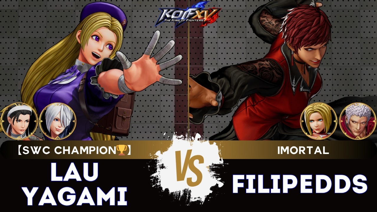 KOF XV ▰ LAUYAGAMI (Hinako/&Aacute;ngel/Chizuru) 🆚 FILIPEDDS (Vice/Blue Mary/O.Yashiro)🎞️Replay Match 04/26