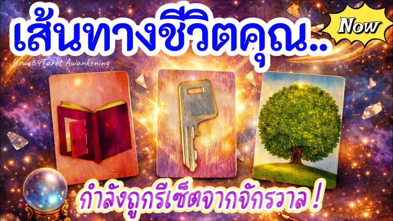 🪄ถ้าคุณเห็นคลิปนี้📶เส้นทางชีวิตคุณกำลังถูกรีเซ็ตจากจักรวาล🧿Pick A Card 
