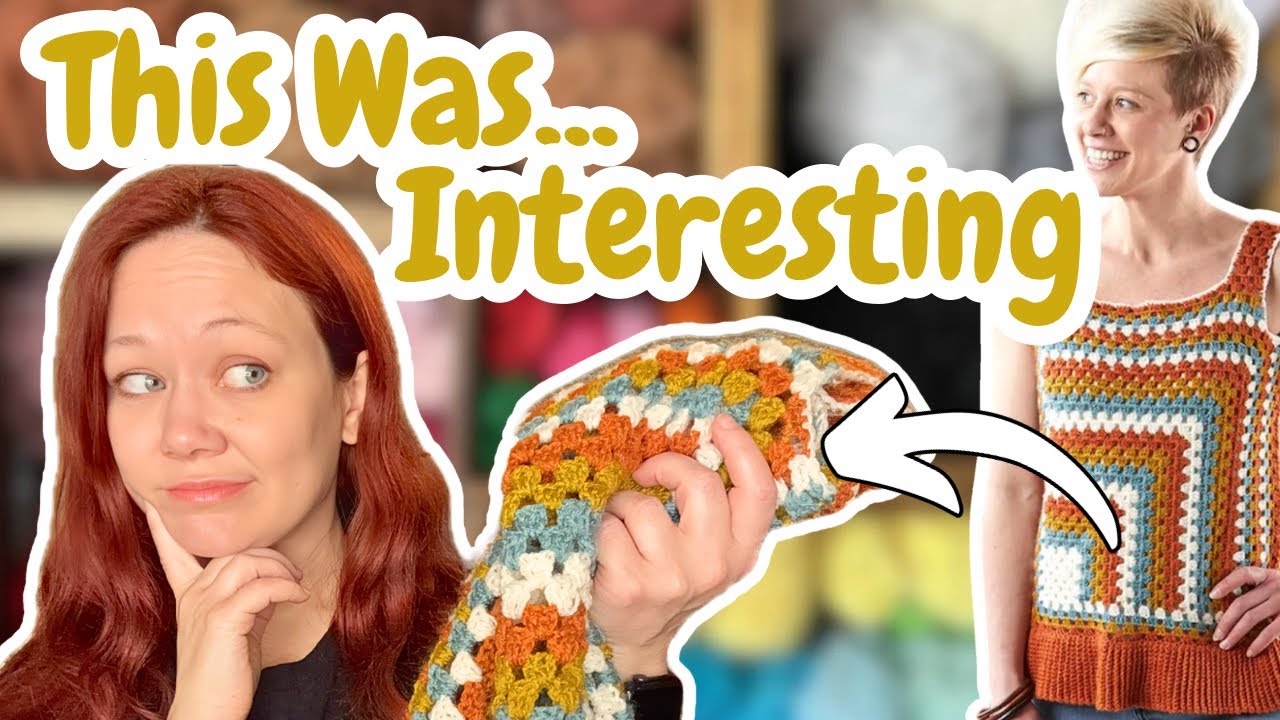 I Tried A Clothing Crochet  Kit For The First (and maybe last?) Time Ever