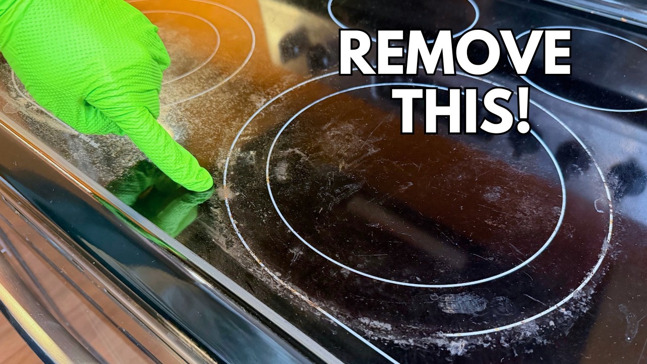 The Best Way to Clean Your Glass Cooktop!
