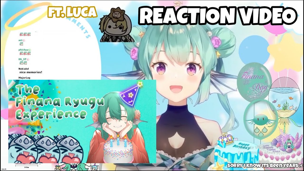Finana reacting to the Finana Ryugu Experience ft. Luca