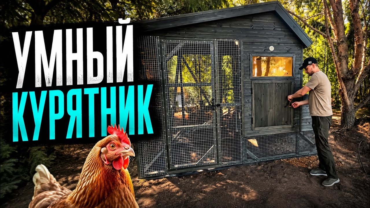 ТОП среди курятников! УМНЫЙ курятник от бренда Anton Domiki