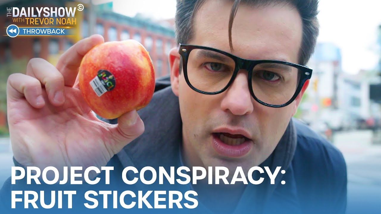 Exposing the Truth About Fruit Stickers - Project: Conspiracy | The Daily Show