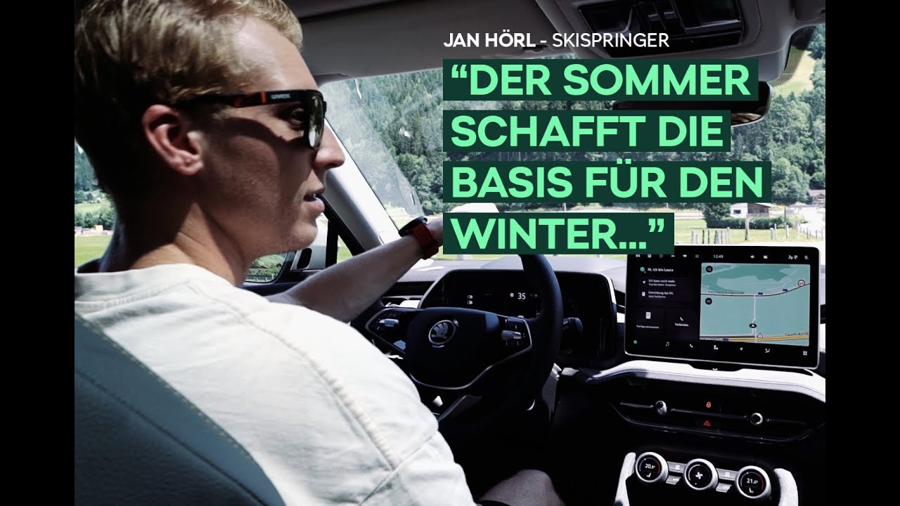 Ski-Springer Jan H&ouml;rl im Gespr&auml;ch &uuml;ber sein Leben, sein Training und den neuen &Scaron;koda Kodiaq.