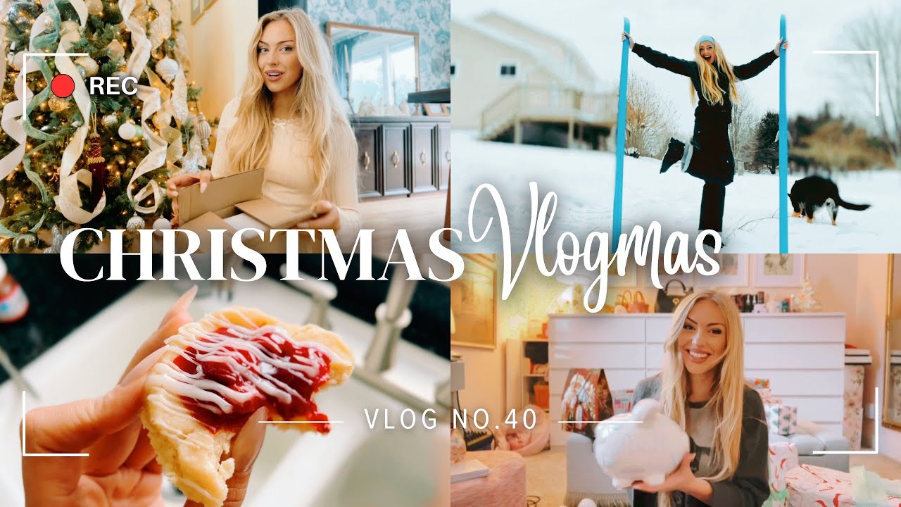 It's Vlogmas! 🎁🎄❄️&hearts;️   || VLOG 40 || Christmas Cookies, Sledding, The Symphony & Gift Wrapping!