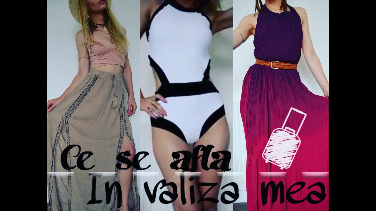 Ce iau cu mine in VALIZA de calatorie |Idei de outfituri + Bikini, Romwe, Shein, Primark