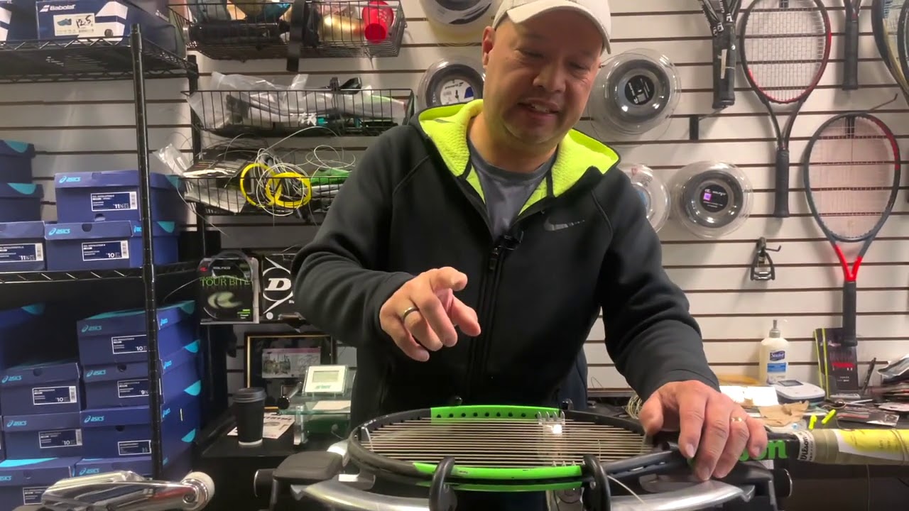 TENNIS STRINGING WITH 2 KNOTS OR 4 KNOTS? WHICH IS BETTER?