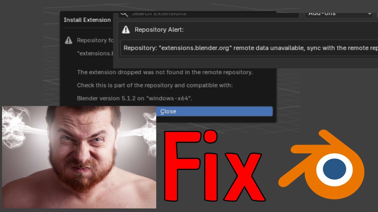 Blender Repository fix (Expired Certificate)