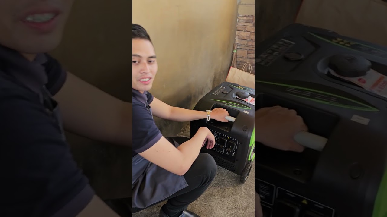 GREENFIELD inverter generator from Handyman (testing & instruction).