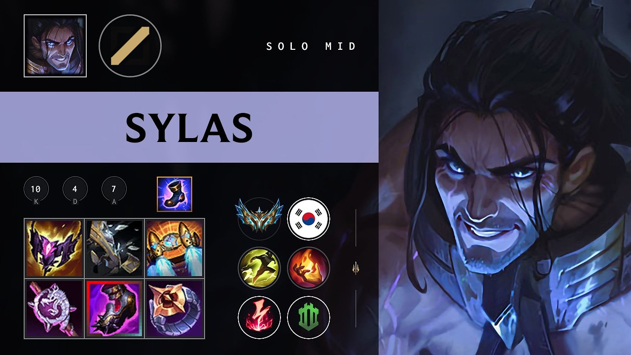 Sylas Mid vs Akali - KR Challenger Patch 26.08