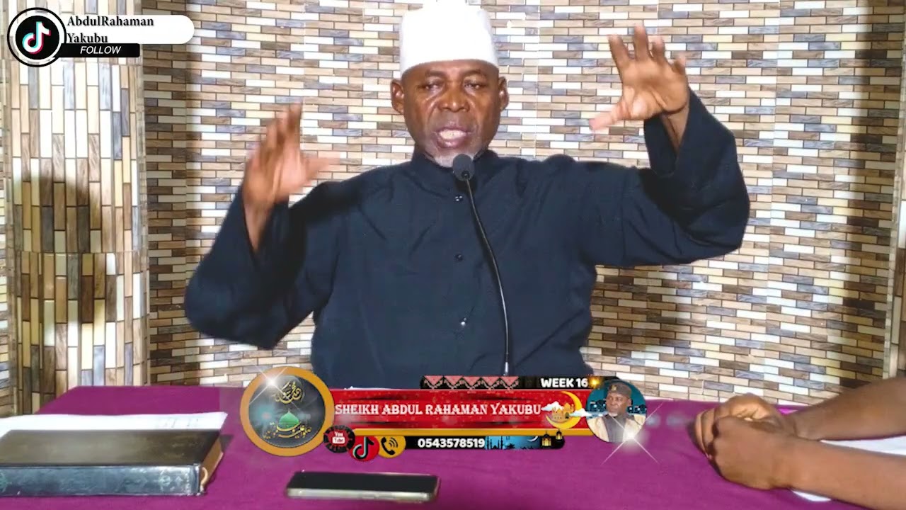 SHERKH ABDUL RAHAMAN YAKUBU FRIDAY TAFSIR DAY 16