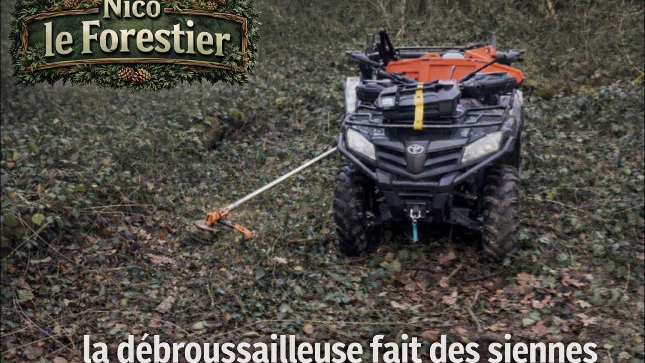 [Affouage] on prépare le terrain pour la prochaine fois et on fait une remorque 🪵 🔥 🌳 