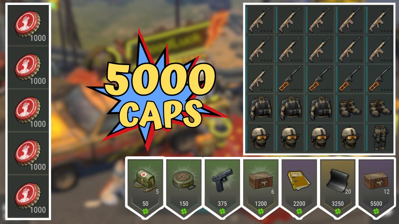 This is the Reward you Can Get From Spending 5,000 Caps in this Event! Last Day On Earth Survival