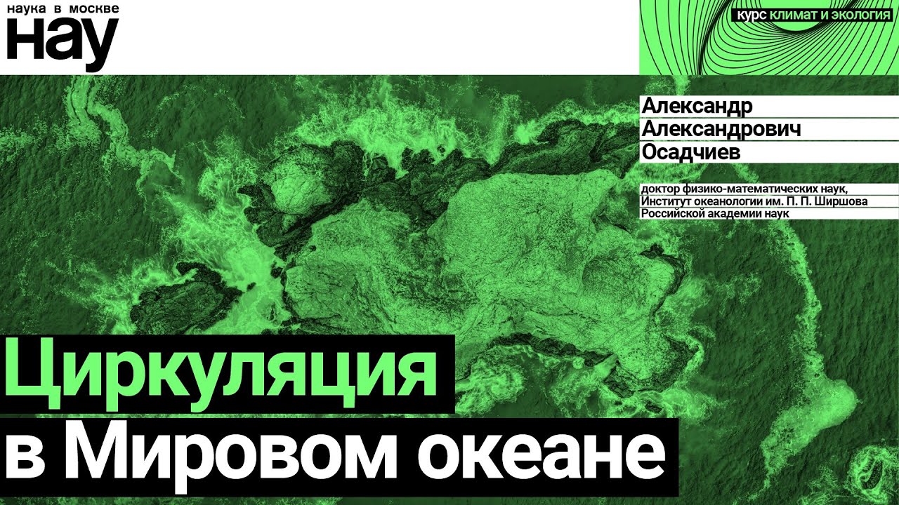 «Циркуляция в Мировом океане». Спикер: Александр Александрович Осадчиев
