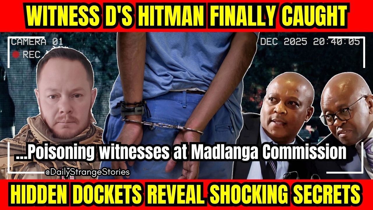 Witness D's hitman CAUGHT: Van der Merwe's HIDDEN dockets REVEAL Shocking State Secrets