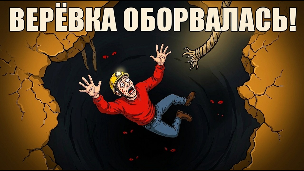ВЕРЕВКА ОБОРВАЛАСЬ НА 18 МЕТРАХ | Две Жуткие Истории о Пещерах
