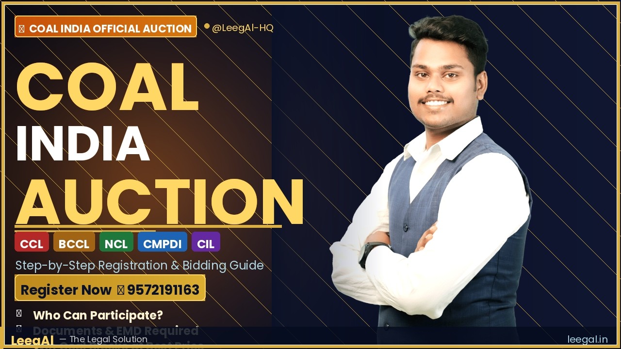 Coal India Auction | CCL-BCCL-NCL Auction : Registration 9572191163 |  CMPDI Auction | CIL Auction
