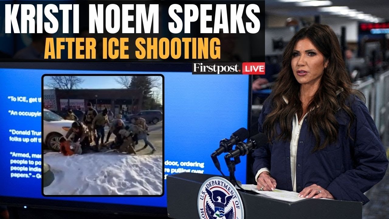 LIVE: U.S. Homeland Security Secretary Holds Briefing After Adult Man Shot Dead by ICE Agents