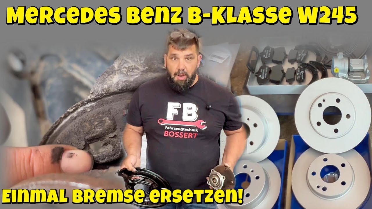 Mercedes Benz - B Klasse W245 - einmal Bremse komplett - wir zeigen die Reparatur - ATEBremsenCenter