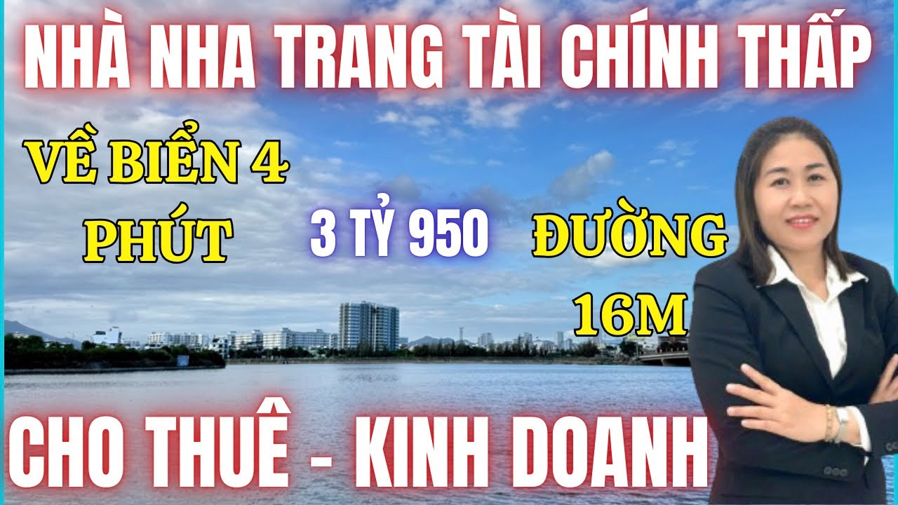 🏡Hàng hiếm, chỉ 3tỷ950 sở hữu căn nhà ngay trung tâm thành phố Nha Trang đường rộng 16m