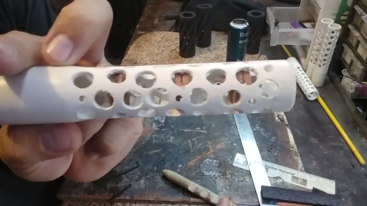 Cómo hacer un supresor o moderador de sonido casero de rifle Berman under lever de aire o de airsoft