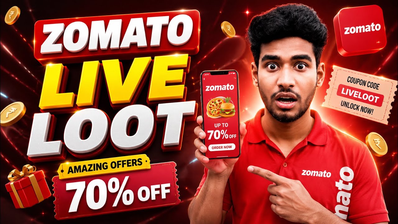 ZOMATO LOOT OFFER 🔥 Zomato Coupon Code Today | NEW Offers, Discounts & Food Deals 😱🍔