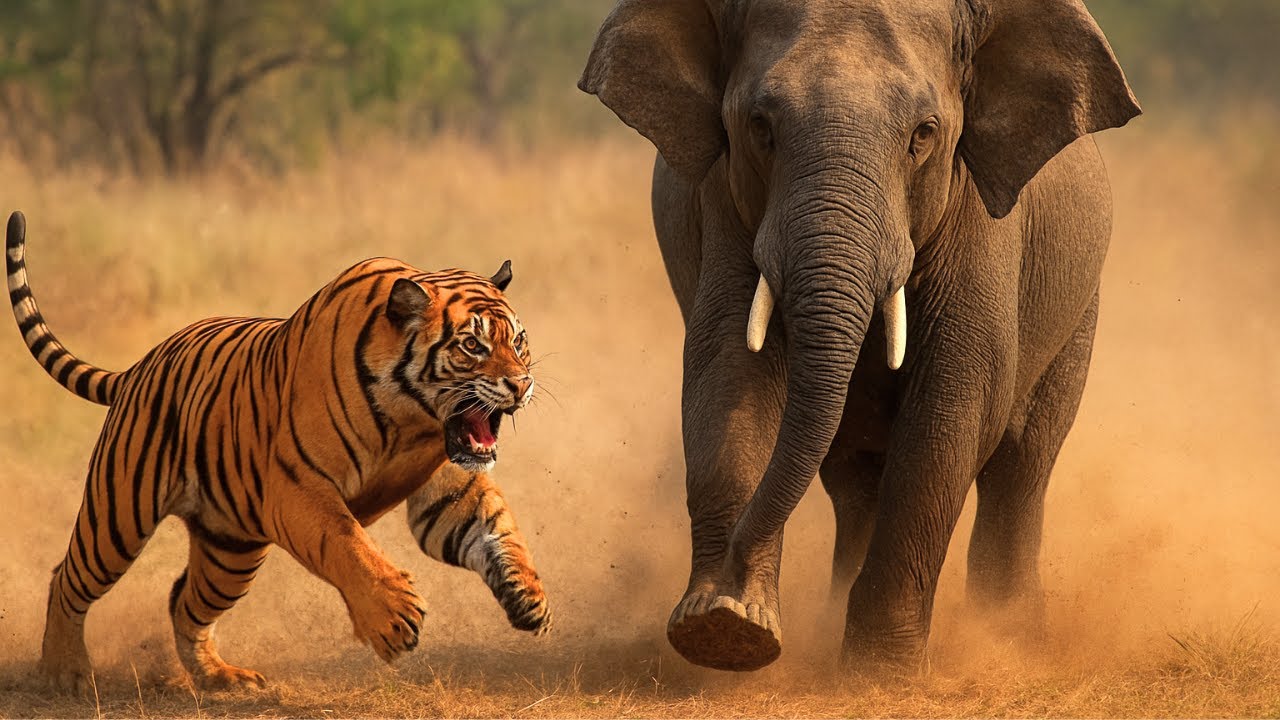 TIGER VS ELEPHANT &ndash; Who Reigns Supreme