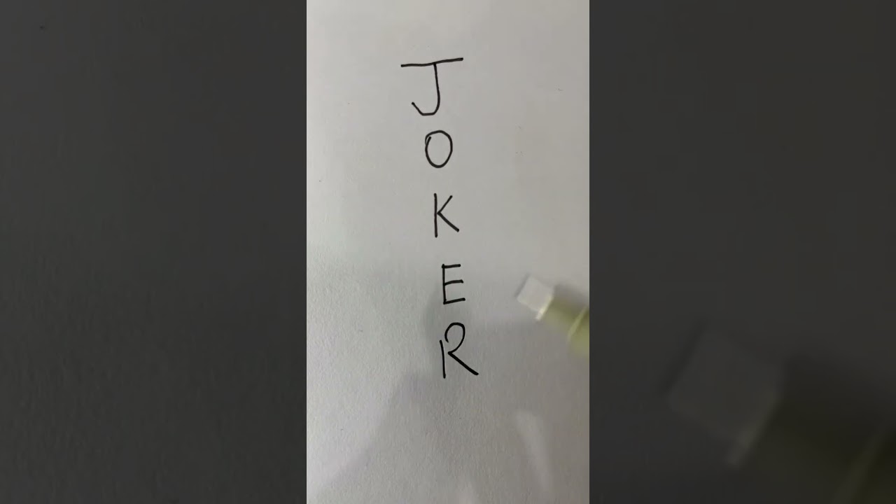 Wait for it 😱| joker drawing #shorts