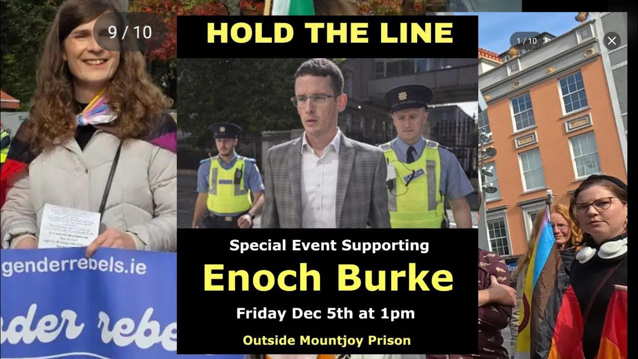 420 Audits is live! Enoch Burke protest @Mountjoy prison Ireland 🇮🇪