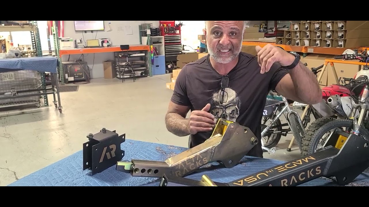 Different Alta Rack Hitch Assemblies