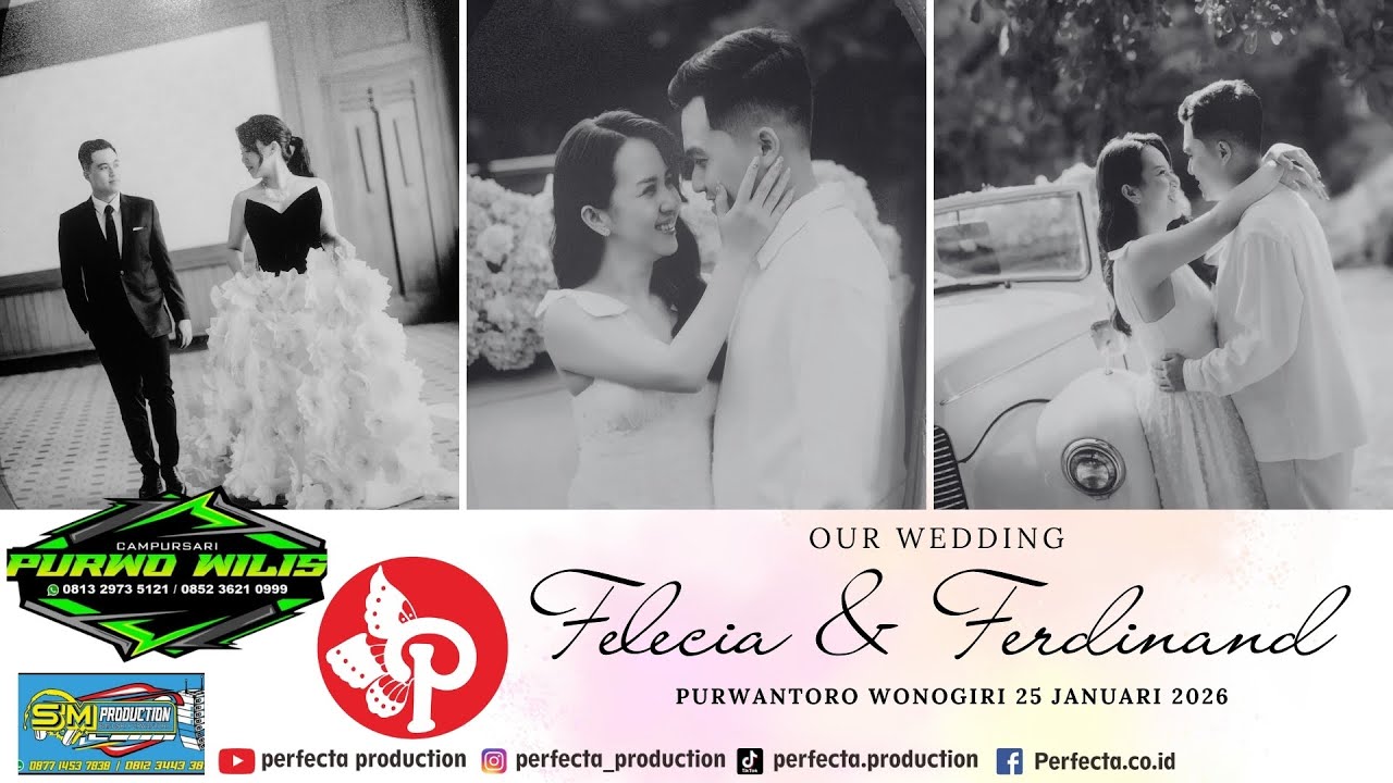 PERNIKAHAN dr. FELECIA CHRISTY & FERDINAND ALBERTUS KRISTIJANTO, S.M. 🔴 CS. PURWO WILIS || SM AUDIO