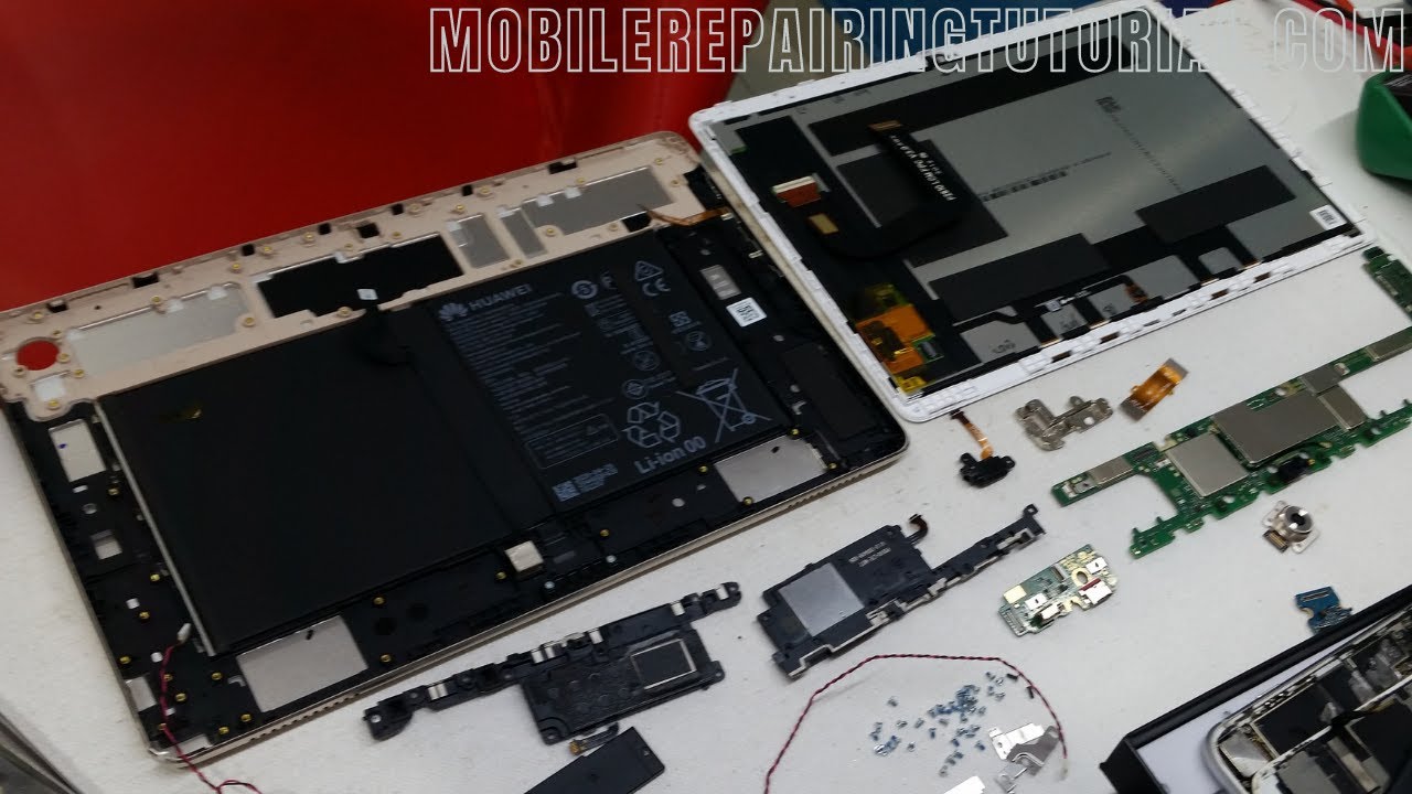 Huawei MediaPad M5 Lite Teardown, CMR-W19 Disassembly, How to Open Huawei CMR-AL09