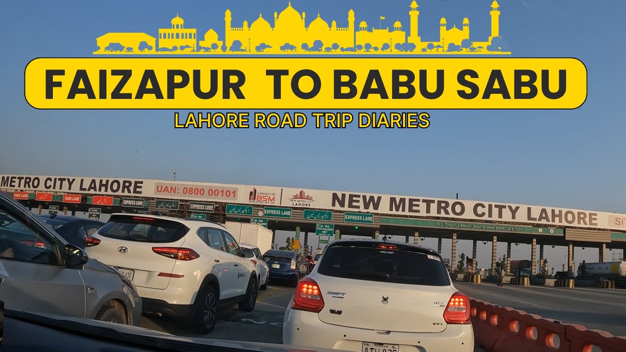 Faizpur Interchnage to BabuSabu Lahore Motorway