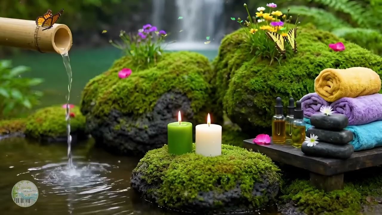 Relaxing Piano Music🌿 for Stress, Worry and Overthinking, Calming Music and Water Sounds