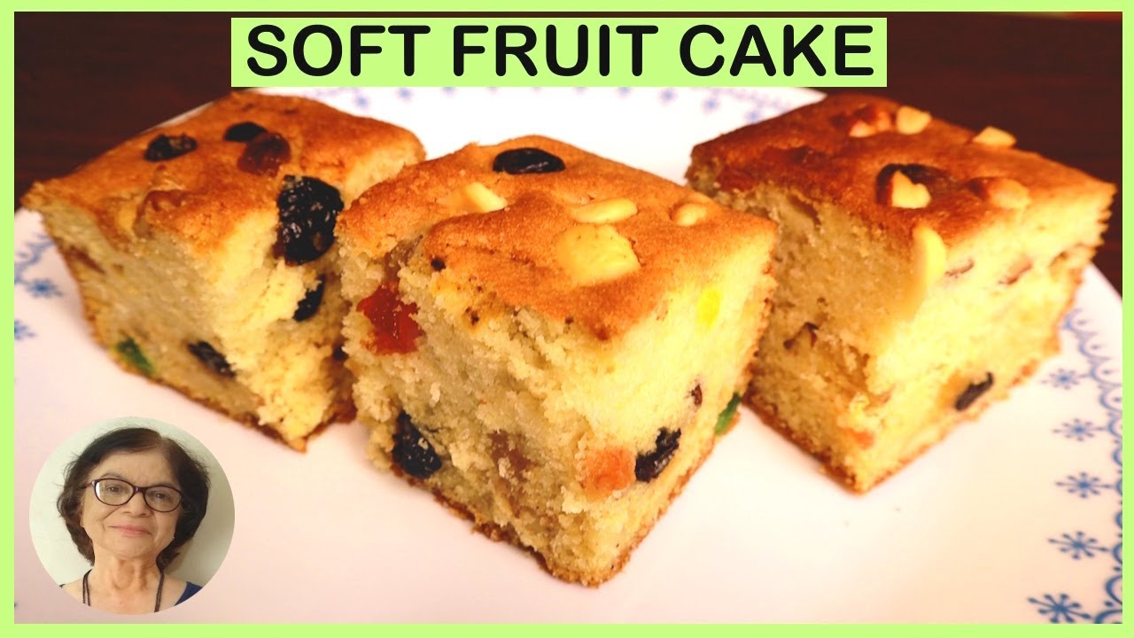 Easy Homemade Soft Fruit Cake Recipe for New Year / How to make Moist Fruit Cake / Bakery Style