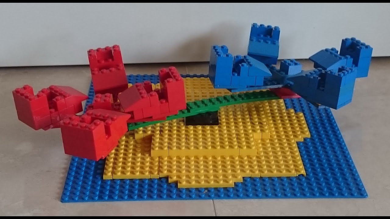 Kermisattractie Breakdance, Calypso of Rodeo van Lego (eigen ontwerp)