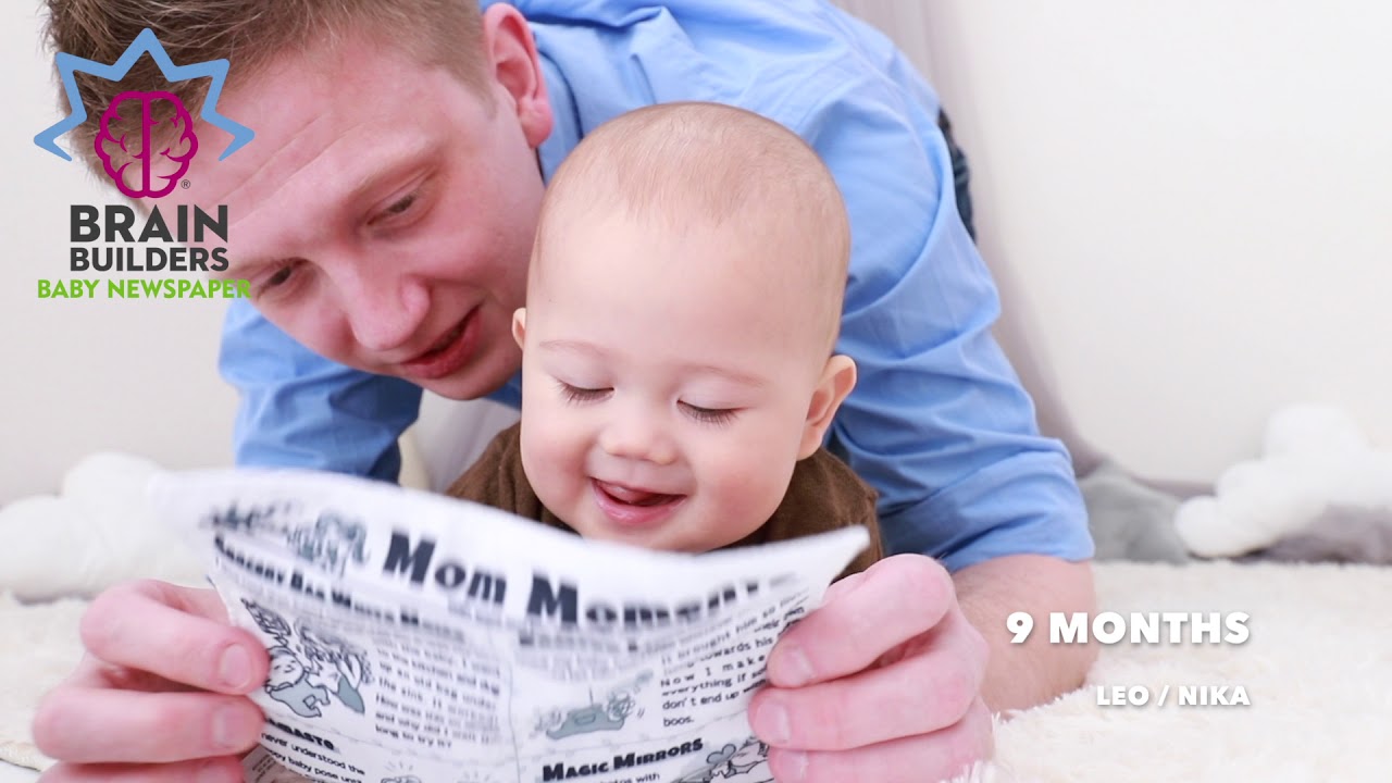 Brain Builders - Baby Newspaper THE ORIGINAL CRINKLE BABY TOY