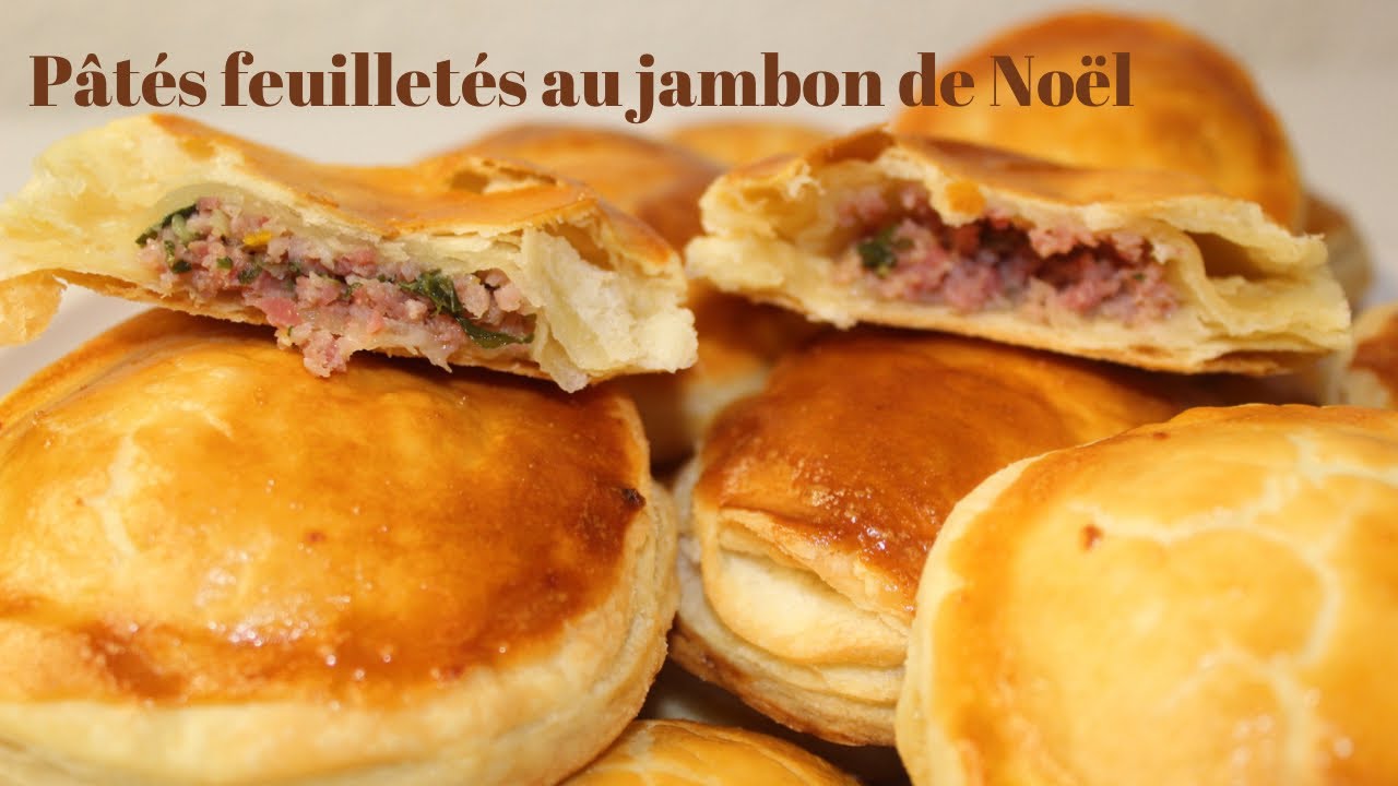 Pâtés feuilletés au jambon de noël antillais